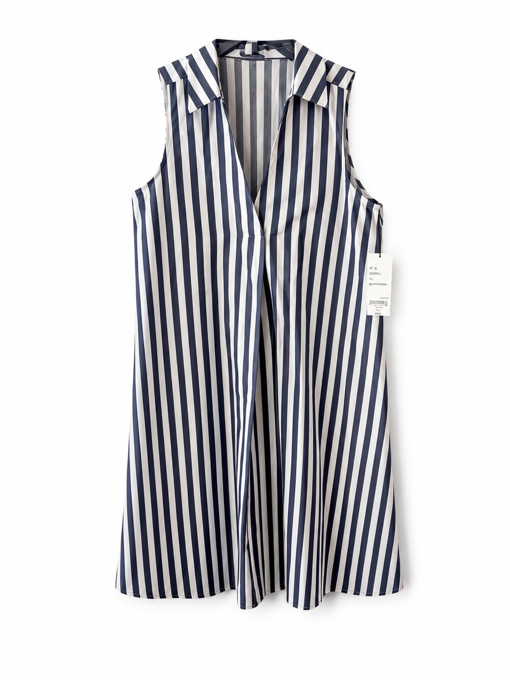 Liz‎ Claiborne big navy striped dress